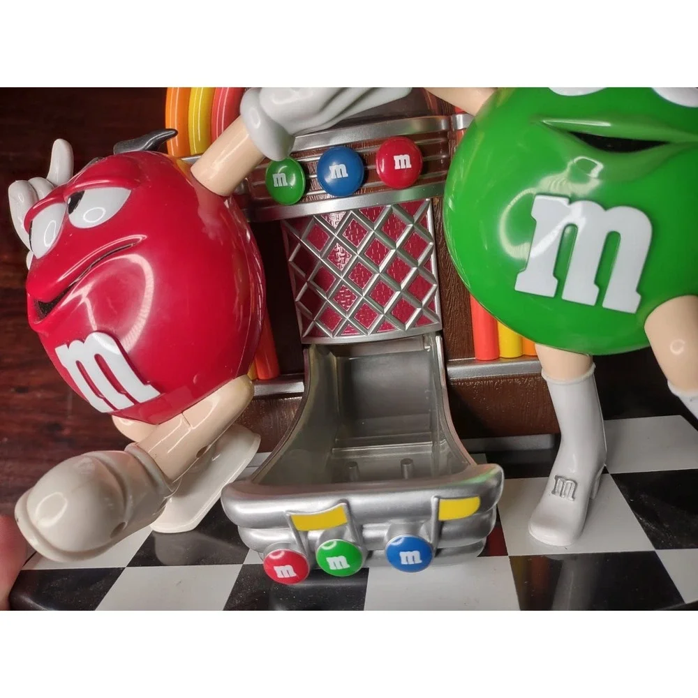 Vintage MM M&M Rock and Roll Jukebox Candy Dispenser Collectible Candy Display